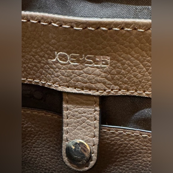 JOE'S Leather Haywood Purse Crossbody Fringe Small Handbag Western Brown Hobo - Picture 9 of 14